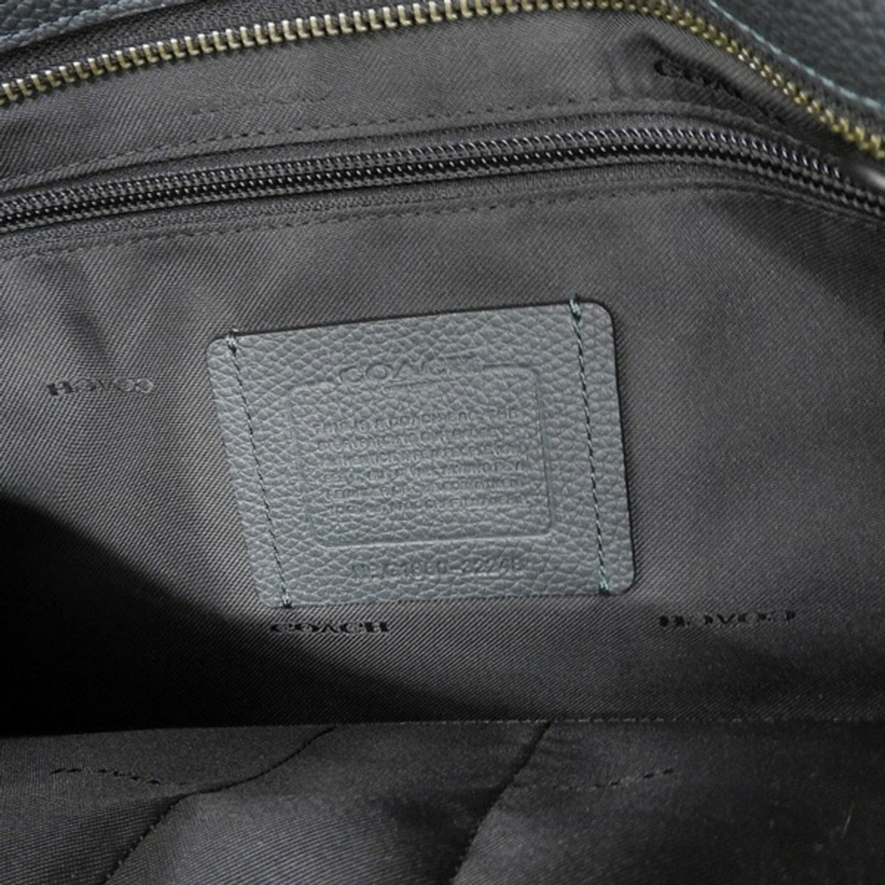 COACH leather metropolitan tote bag khaki - Picture 9 of 9